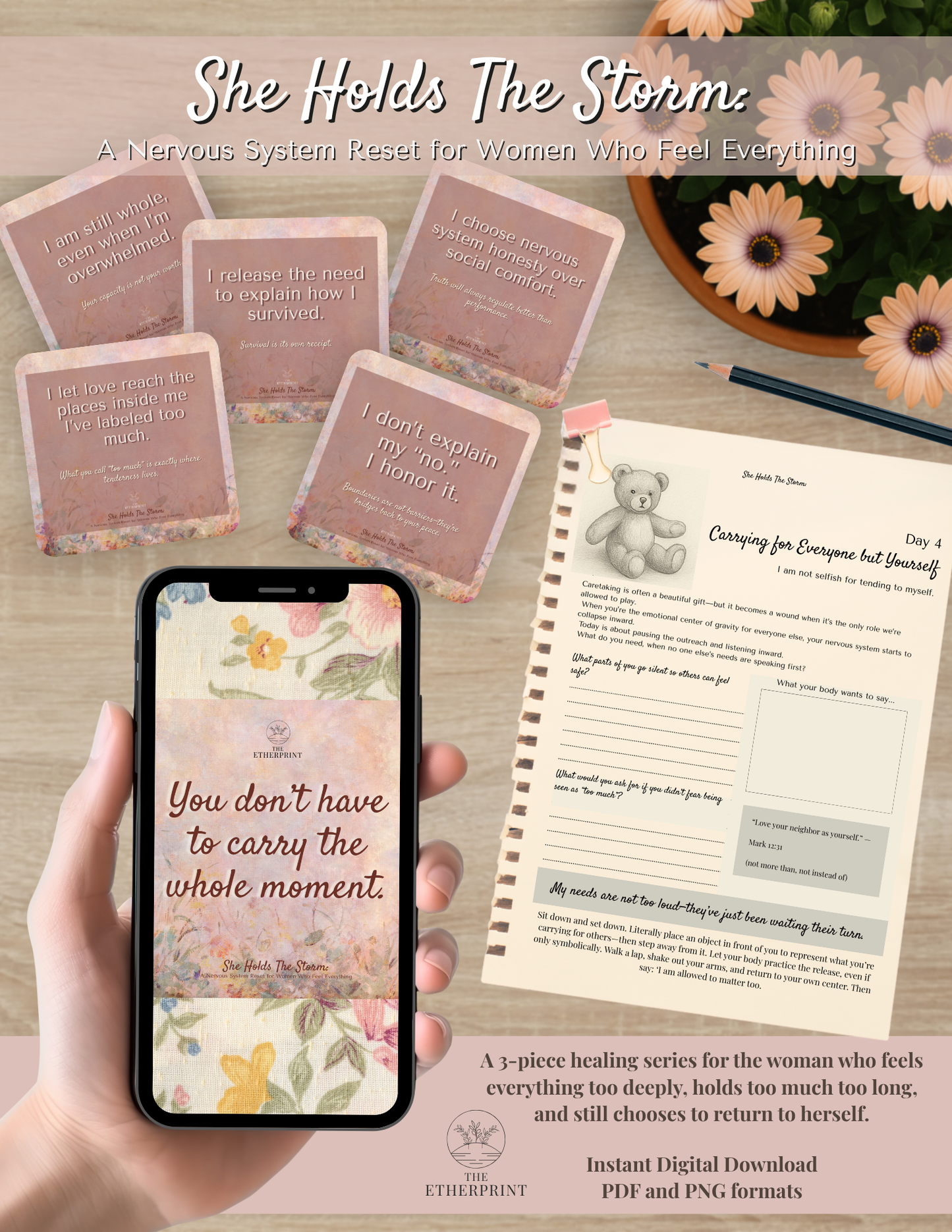 She Holds the Storm: A Nervous System Reset for Women Who Feel Everything