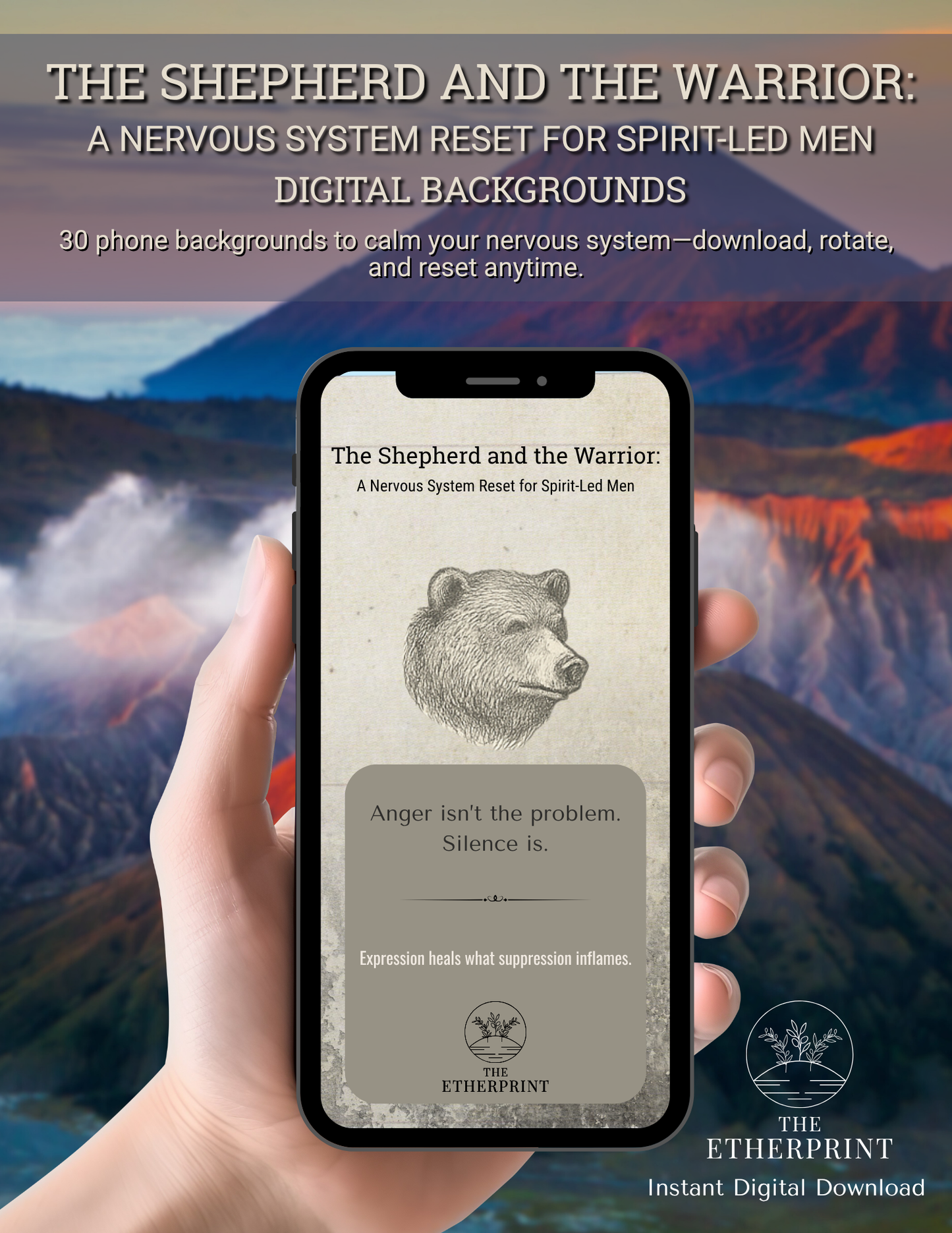 The Shepherd and the Warrior: A Nervous System Reset for Spirit-Led Men – A Digital Soul Support Series